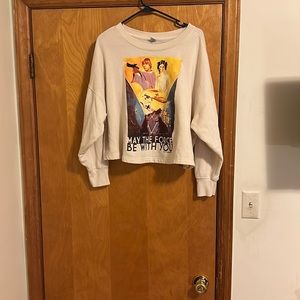 Extra large crop Star Wars sweatshirt from Old Navy